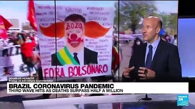 Third pandemic wave hits as Brazil surpasses half million Covid-19 deaths