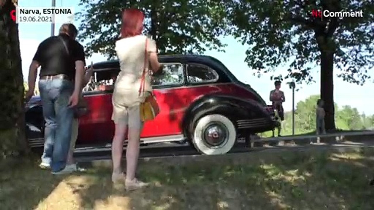 Classic cars take part in 1000km Estonia retro...