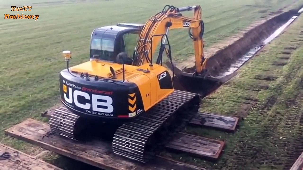 Amazing Skill Excavator driving You must see ...