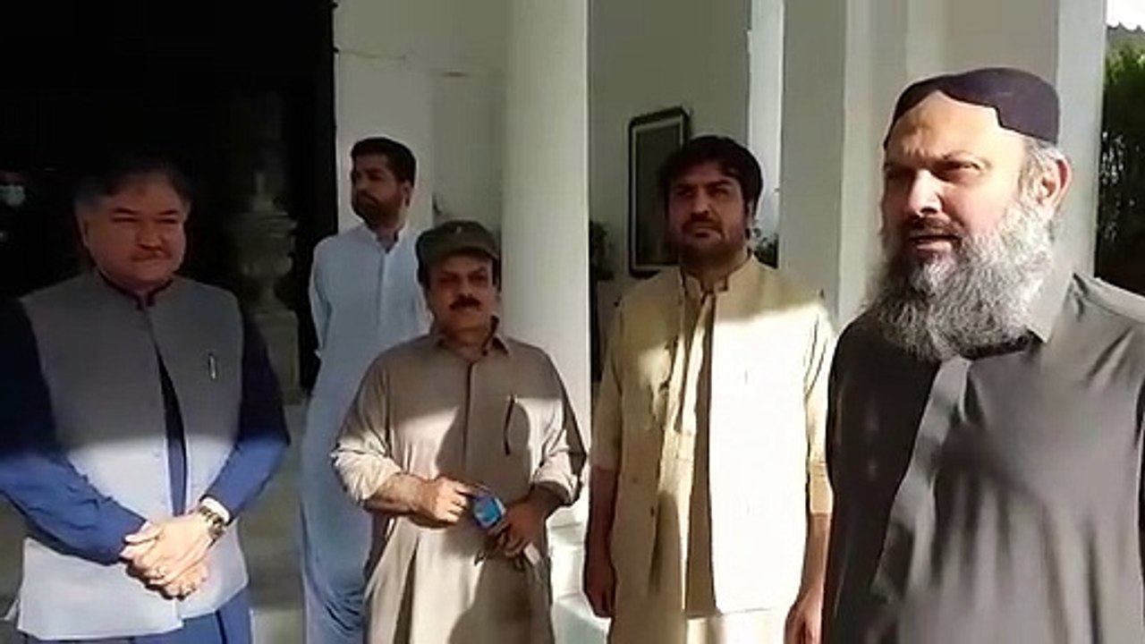 Chief Minister Baluschistan Jam Kamal Khan Talking to Media in Quetta