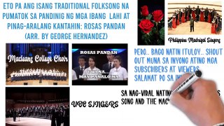 TOP FILIPINO FOLKSONGS FOR INTERNATIONAL CHOIR COMPETITIONS