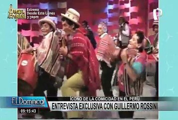 Guillermo Rossini: entrevista exclusiva con uno de los “Padres de la comicidad peruana”