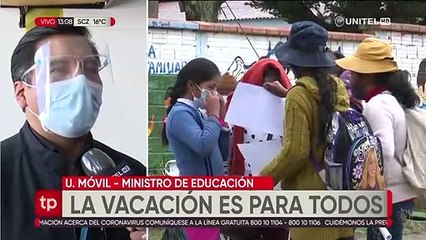 Ministro de Educación: “No existe autorización para que nadie  anticipe el retorno a clases”