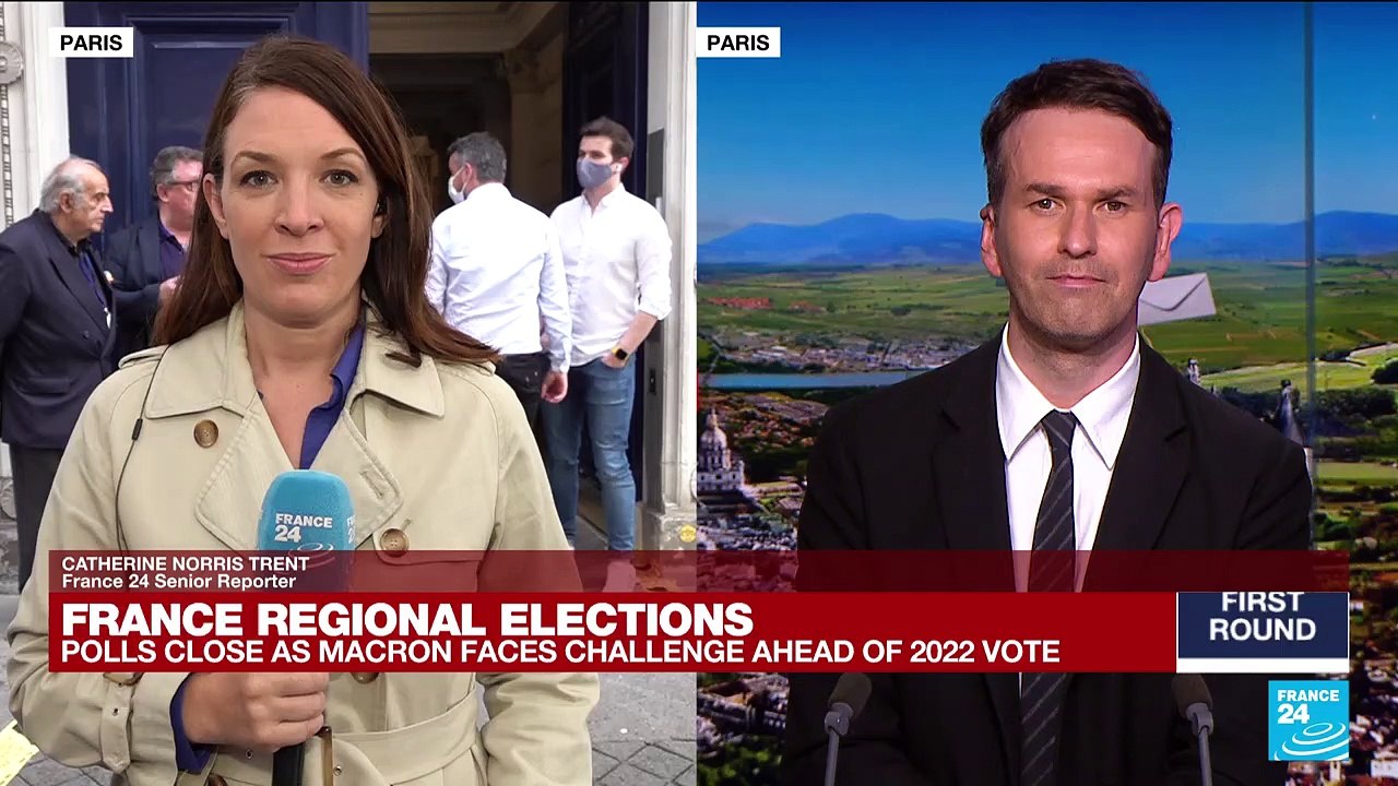 France regional elections: Polls close in French regional elections marred by low turnout