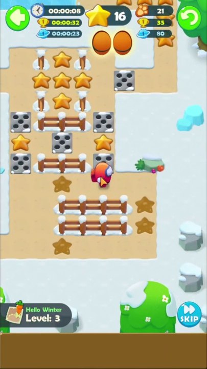Gameplay Bobby's Garden: Carrot Harvest/hello winter stage #level( 1-7)