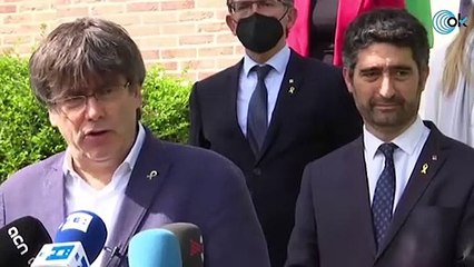 Nuevo pulso de Puigdemont y Puigneró a Sánchez: "explique los indultos en el Parlament"