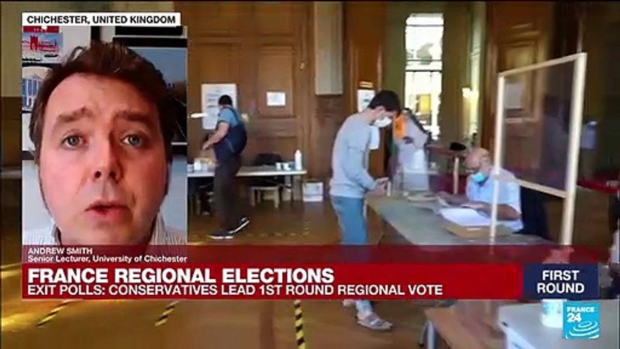 Exit polls: French conservatives lead 1st round regional vote