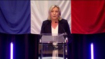Régionales : Marine Le Pen s'exprime au soir du premier tour et appelle au sursaut des électeurs