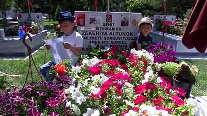 Şehit çocuğundan duygulandıran mektup: Allah'ım babama...