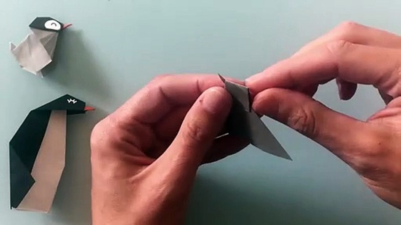 How To Make Origami Penguins - Paper Penguins, Origami Animals, Easy Origami