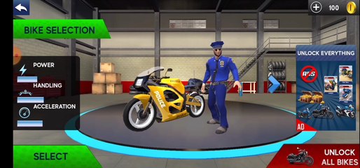 Police Bike Stuns racing