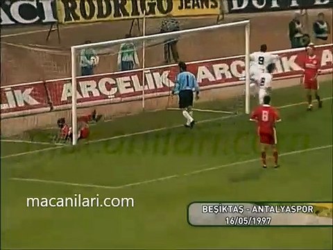 Beşiktaş 4-0 Antalyaspor [HD] 16.05.1997 - 1996-1997 Turkish 1st League Matchday 33 (Ver. 1)