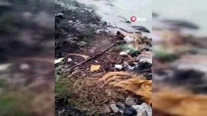 Dolu dağları beyaza bürüdü, sel koca tankeri aldı götürdü