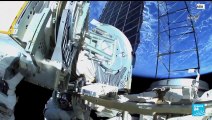 Astronauts Pesquet, Kimbrough tackle ISS solar panel work in new spacewalk