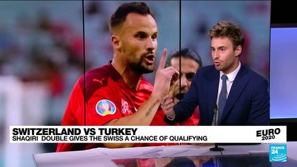 Switzerland beat Turkey 3-1 at Euro 2020