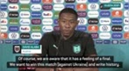 Alaba wants Austria to 'write history' at Euro 2020