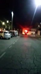 Vídeo mostra trabalho dos bombeiros e do Samu no Coliseu da Carne, em Contagem