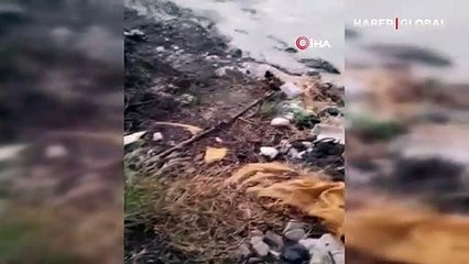 Dağlar beyaza bürüdü, sel koca tankeri aldı götürdü