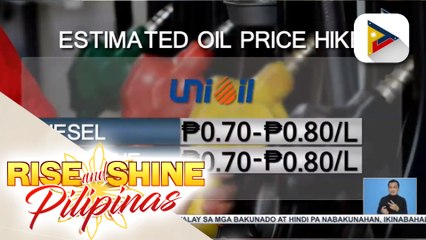 Oil price hike, ipatutupad ngayong linggo
