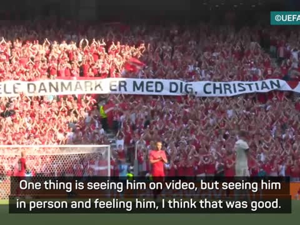 Eriksen visit important for Denmark players - Hjulmand