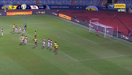 Miguel Borja Super Penalty Goal HD For Colombia 1-1 Peru - Copa America 20/06/2021