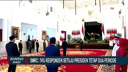Survei SMRC: 74% Responden Setuju Presiden Tetap 2 Periode