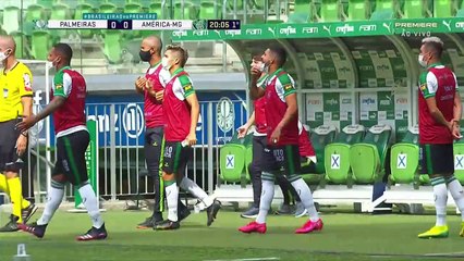 Palmeiras x América-MG (Campeonato Brasileiro 2021 5ª rodada) 1° tempo