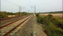 Before lockdown train __ Bandel-Katwa 12 coach yellow printed EMU local train __ Indian Railway