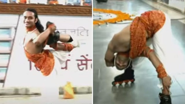 Yoga on skates! Transforming yoga into modern form