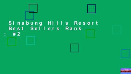 Sinabung Hills Resort  Best Sellers Rank : #2