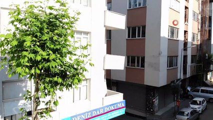 2. kattaki dairenin balkonunda çökme yaşandı, bina boşaltıldı