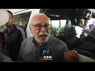مشاهد من تشييع جنازة الفنان فاروق الفيشاوي
