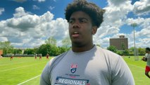 2023 Texas Offensive Tackle Isaiah Robinson Discusses Ohio State Camp Visit