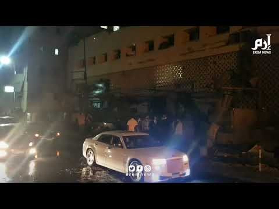 لحظات ما بعد الحادث الذي وقع في محيط معهد الأورام بالقاهرة