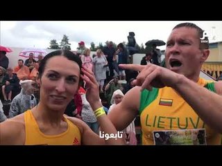 زوجان من ليتوانيا يفوزان ببطولة العالم لحمل الزوجات المقامة في فنلندا للمرة الثانية