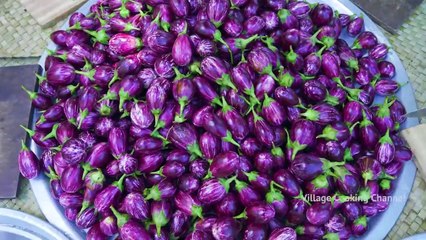 Download Video: BRINJAL CURRY Oil Brinjal Curry Recipe Cooking in Village Eggplant Recipes Vegetarian Recipes