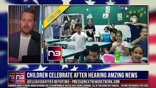 Joy: Watch Children Celebrate When Told The One Thing They'Ve Been Waiting To Hear