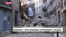 Orages à Bordeaux : deux immeubles s'effondrent et font trois blessés