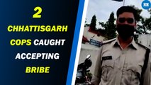 On Camera, 2 Chhattisgarh Cops Caught Accepting Bribe, Suspended