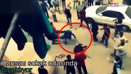 Karısını bıçaklayan adamı Mısırlılar affetmedi