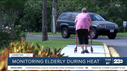 Monitoring the elderly during triple-digit heat