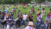 People across New York celebrate Juneteenth as federal holiday