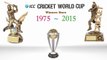 ICC Cricket World Cup Winners Since 1975 - 2015 || ODI Cricket World Cup Winners List