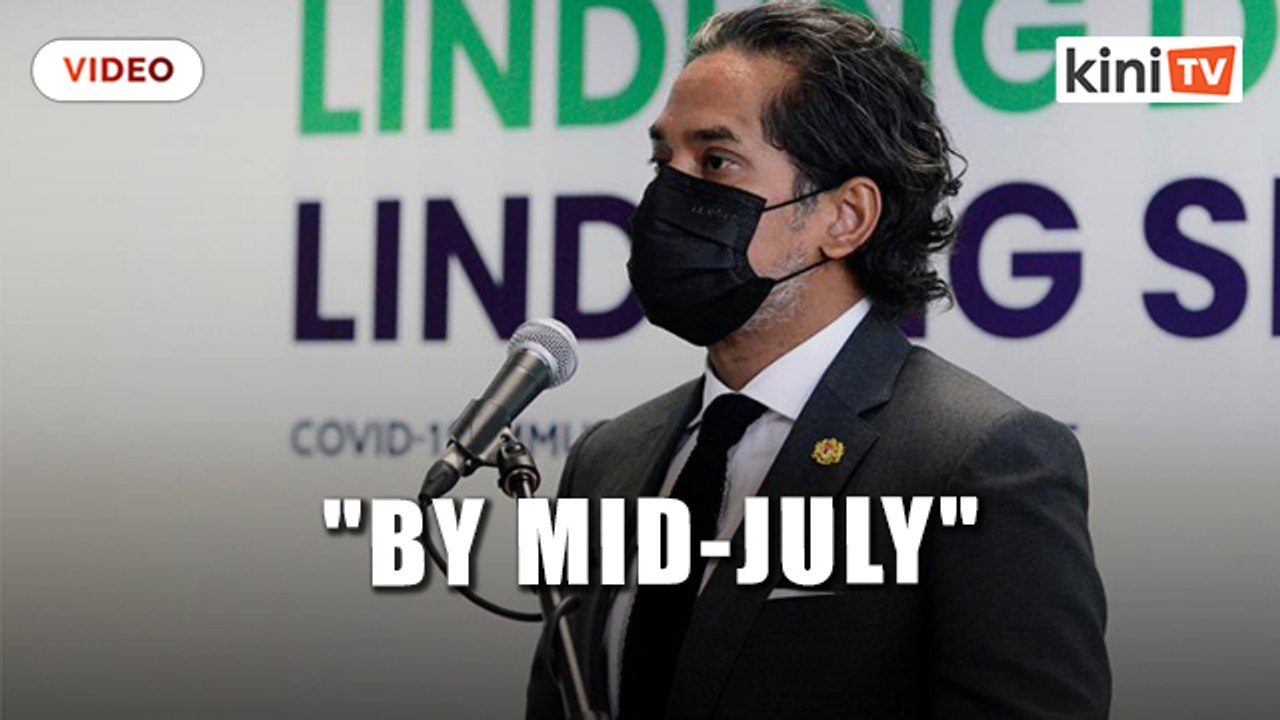We project that we can reach 10% fully vaccinated by mid-July, says Khairy