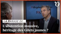 Régionales: «L’abstention est la conséquence de la “giletjaunisation” de la société», décrypte Dominique Reynié (Fondapol)
