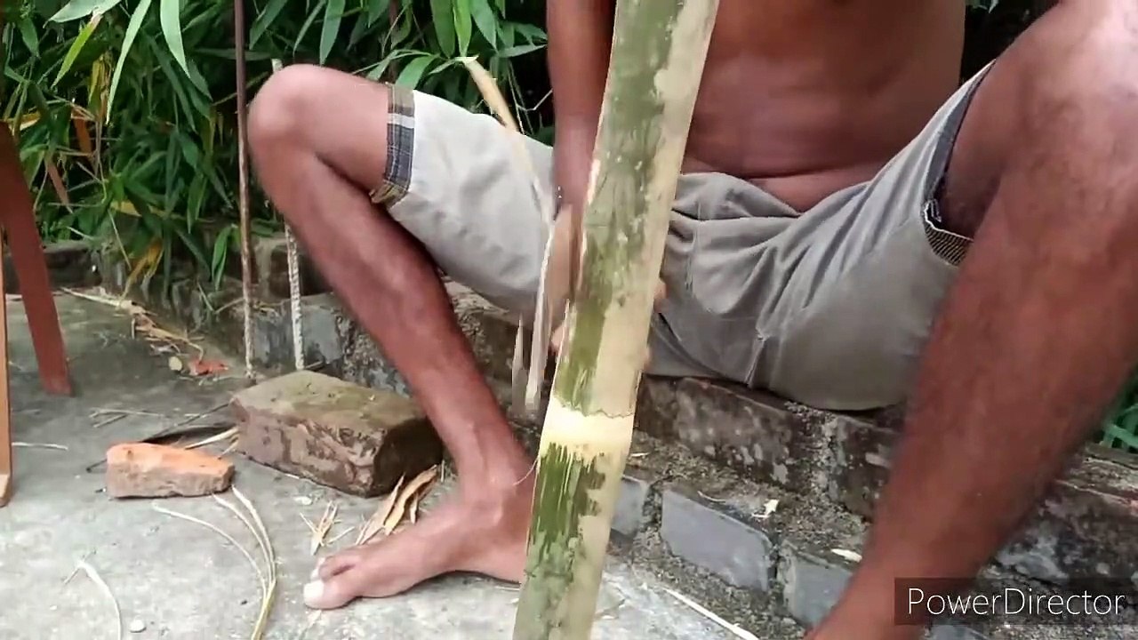 How To Make Bamboo Bow And Arrow. Bow And Arrow Making At Home. Survival Kit Making In Forest.
