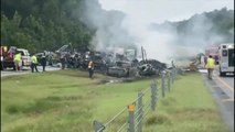 Dramático accidente en carretera en Alabama con diez fallecidos, nueve de ellos niños