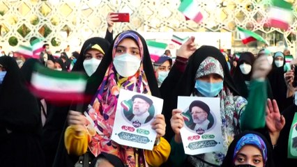 Скачать видео: Nach Wahlsieg des Hardliners Raisi: Welche Zukunft für Iran?