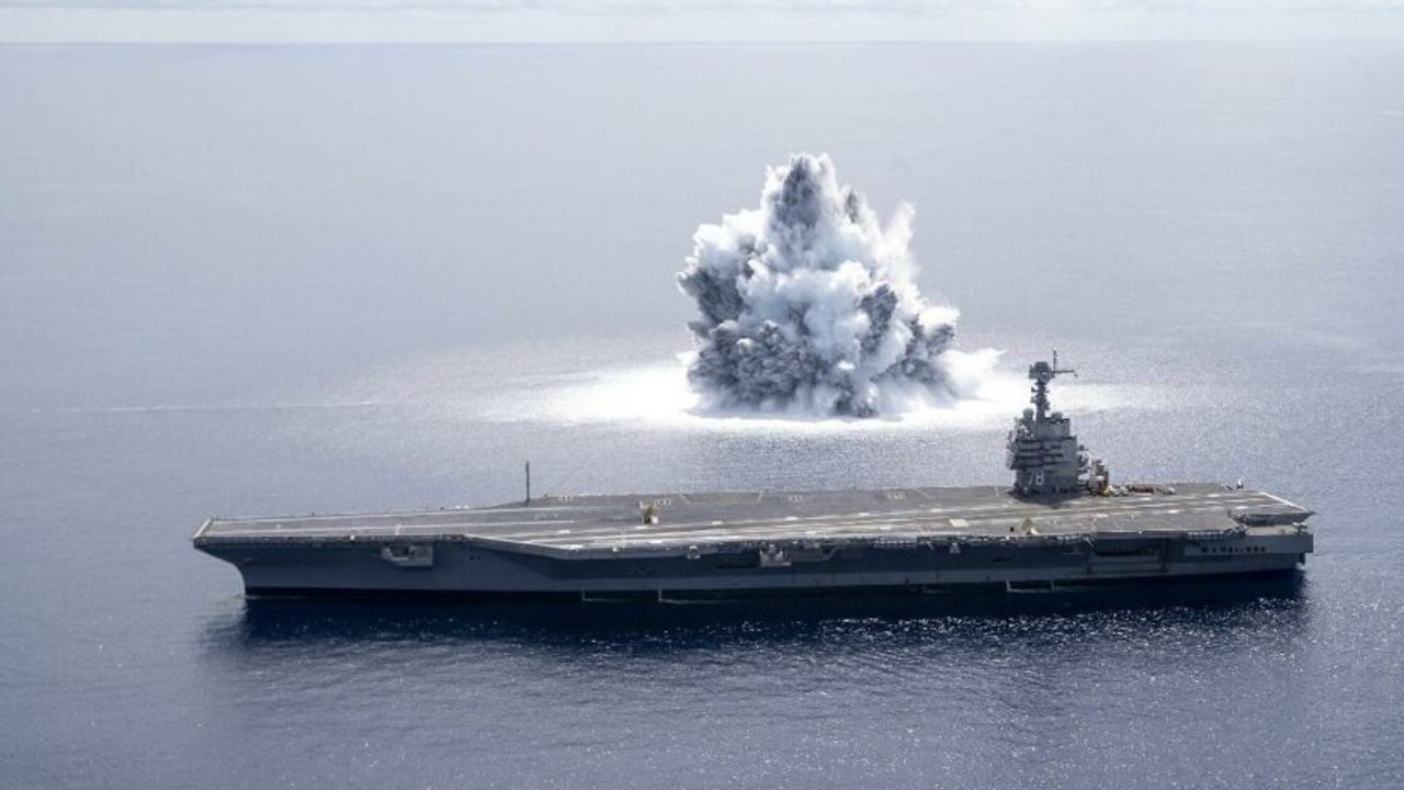 ABD Donanması, savaş gemisi patlayıcı testinde 3.9 büyüklüğünde deprem yarattı