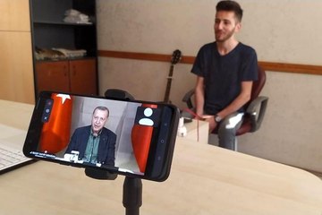 Karacabeyli gencin Erdoğan için bestelediği "Koca Yürekli Adam" 2023 seçim şarkısı olabilir